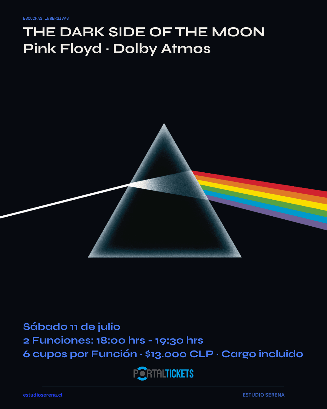 The Dark Side of the Moon · Escuchas Inmersivas en Estudio Serena